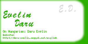 evelin daru business card